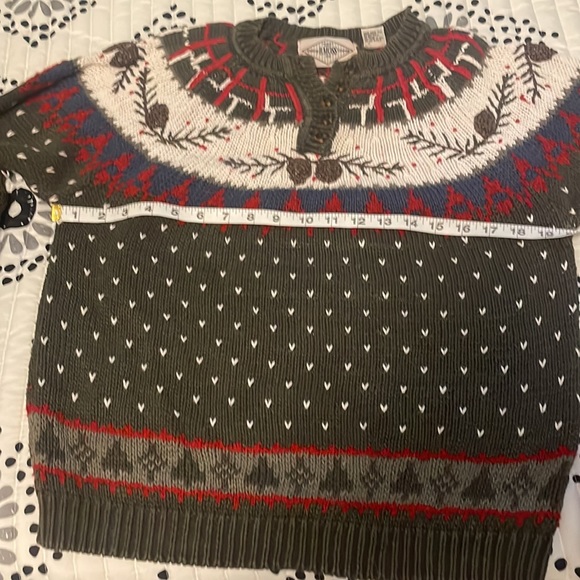 Vintage Fair Isle Pinecone B Moss co Sweater. - Picture 11 of 12